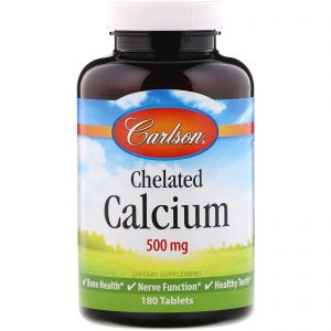 Comprar Carlson Labs, Cálcio Quelatado, 500 mg, 180 Comprimidos