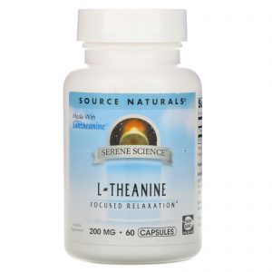 Comprar Source Naturals, L-Teanina, 200 mg, 60 Cápsulas