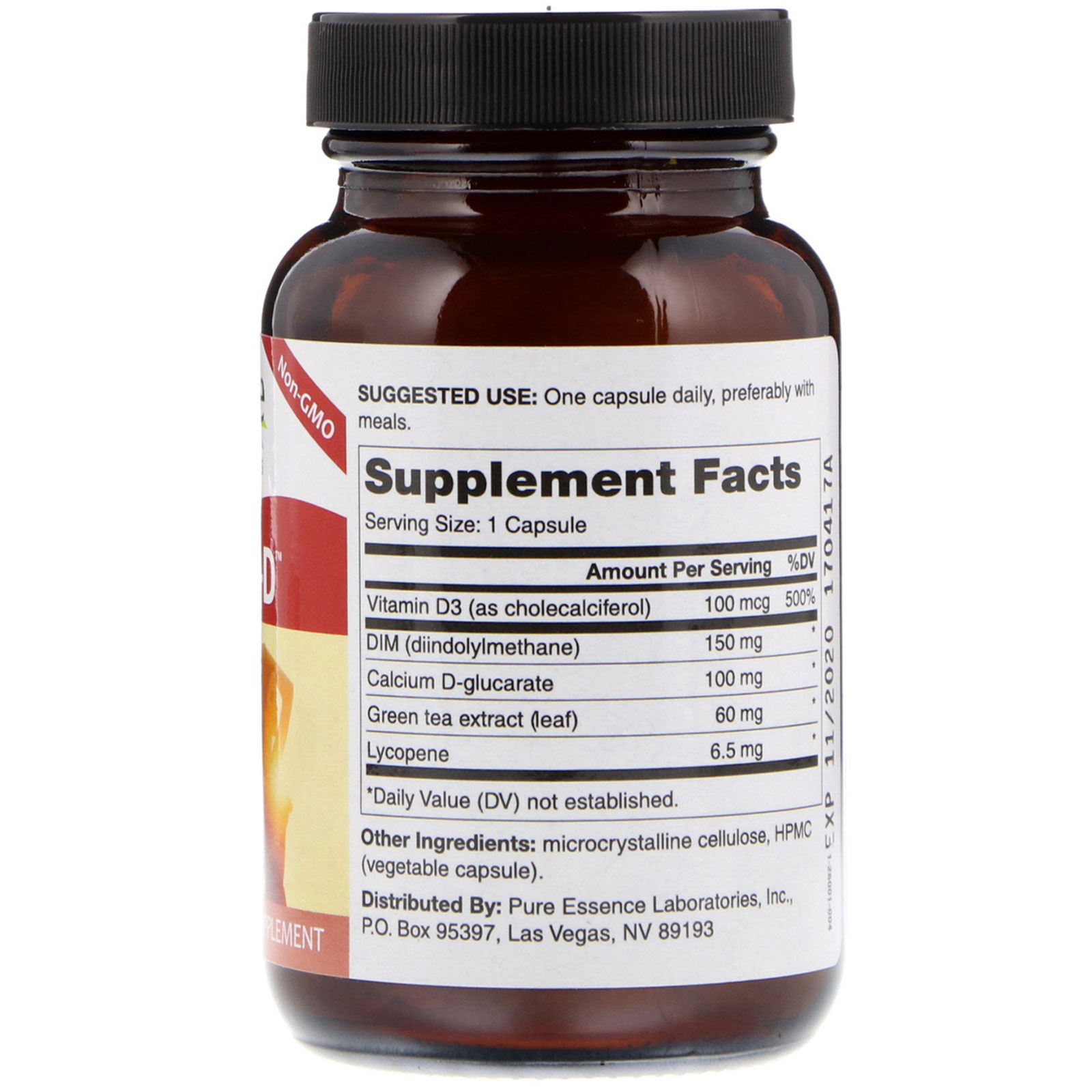 Comprar Pure Essence, Breast-D, 30 Cápsulas Vegetais - Imagem 2