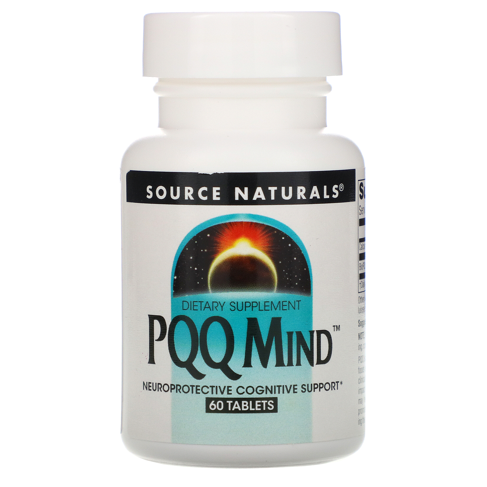 Comprar Source Naturals, PQQ Mente 60 Comprimidos