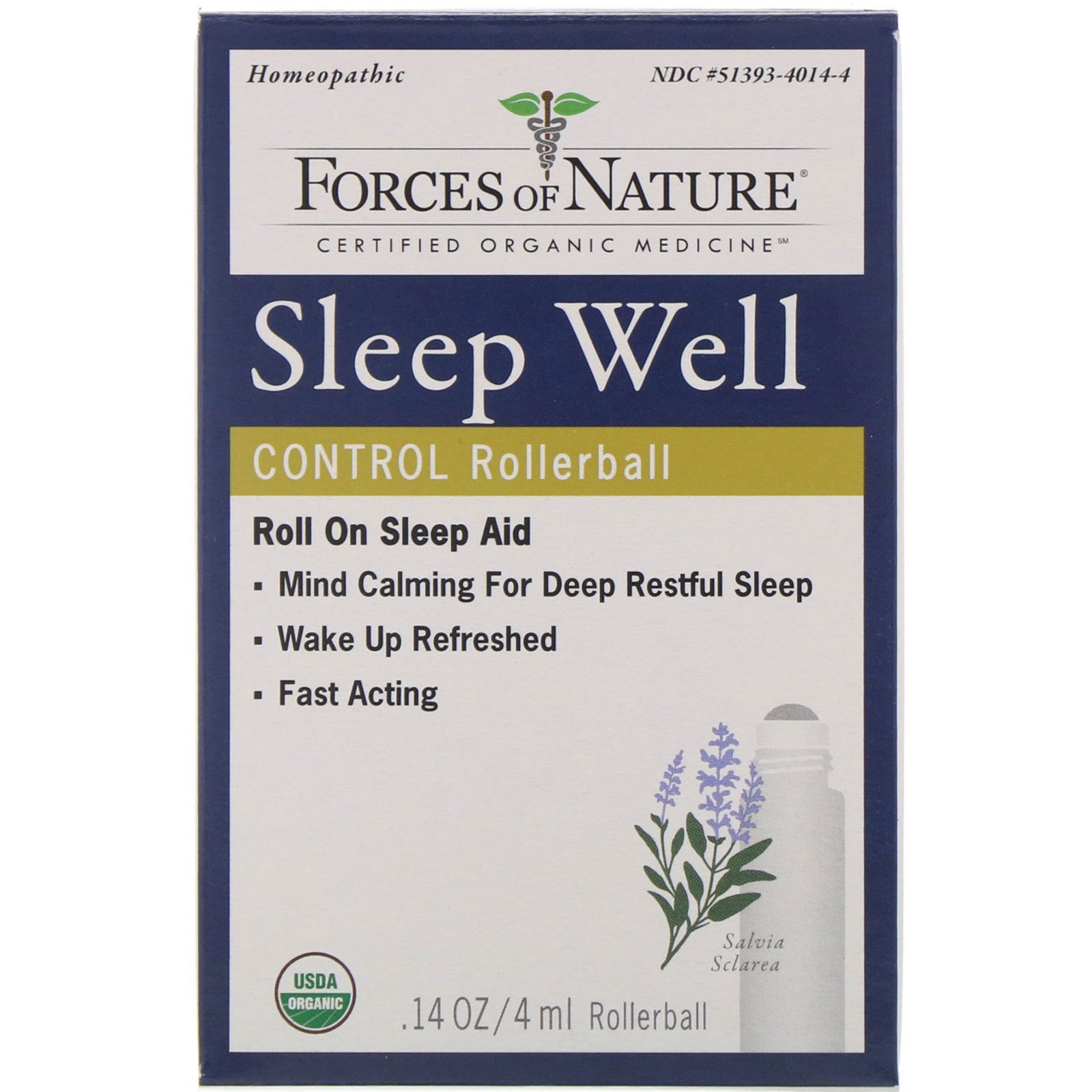 Comprar Forces of Nature, Sleep Well Controle de Insônia, Roll-on, 4 ml (0,14 oz)