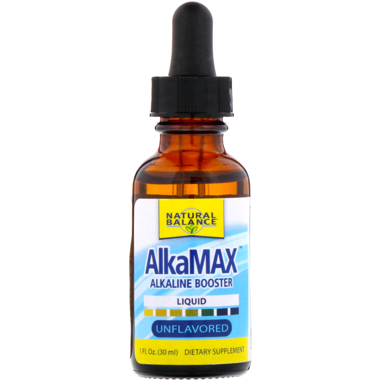 Comprar Natural Balance, AlkaMax, Líquido Alcalino Estimulante, Sem Sabor, 1 fl oz (30 ml) - Imagem 3