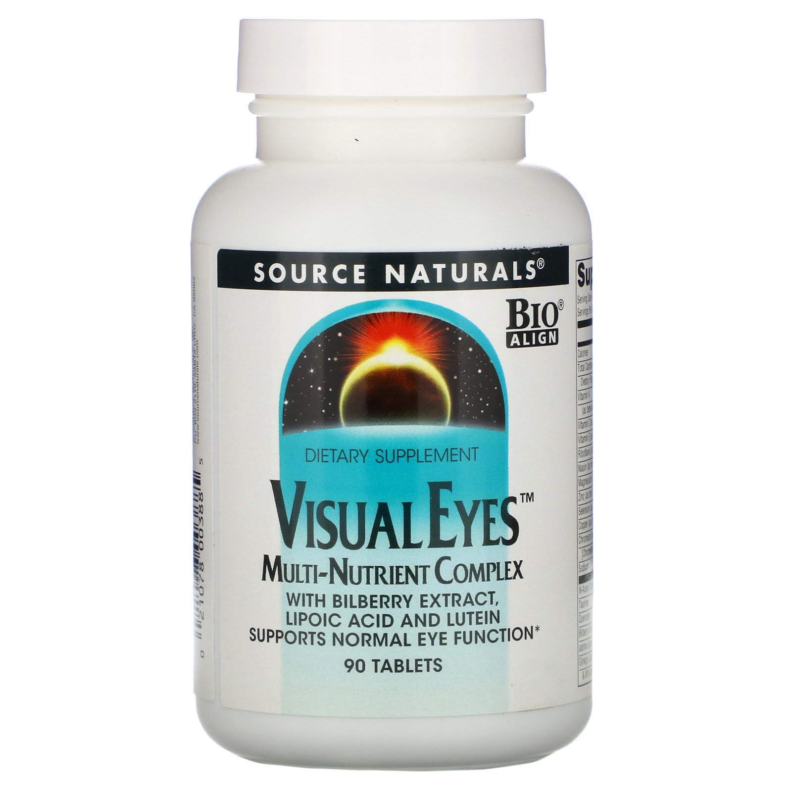 Comprar Source Naturals, Visual Eyes, Completo multinutrientes, 90 tabletes