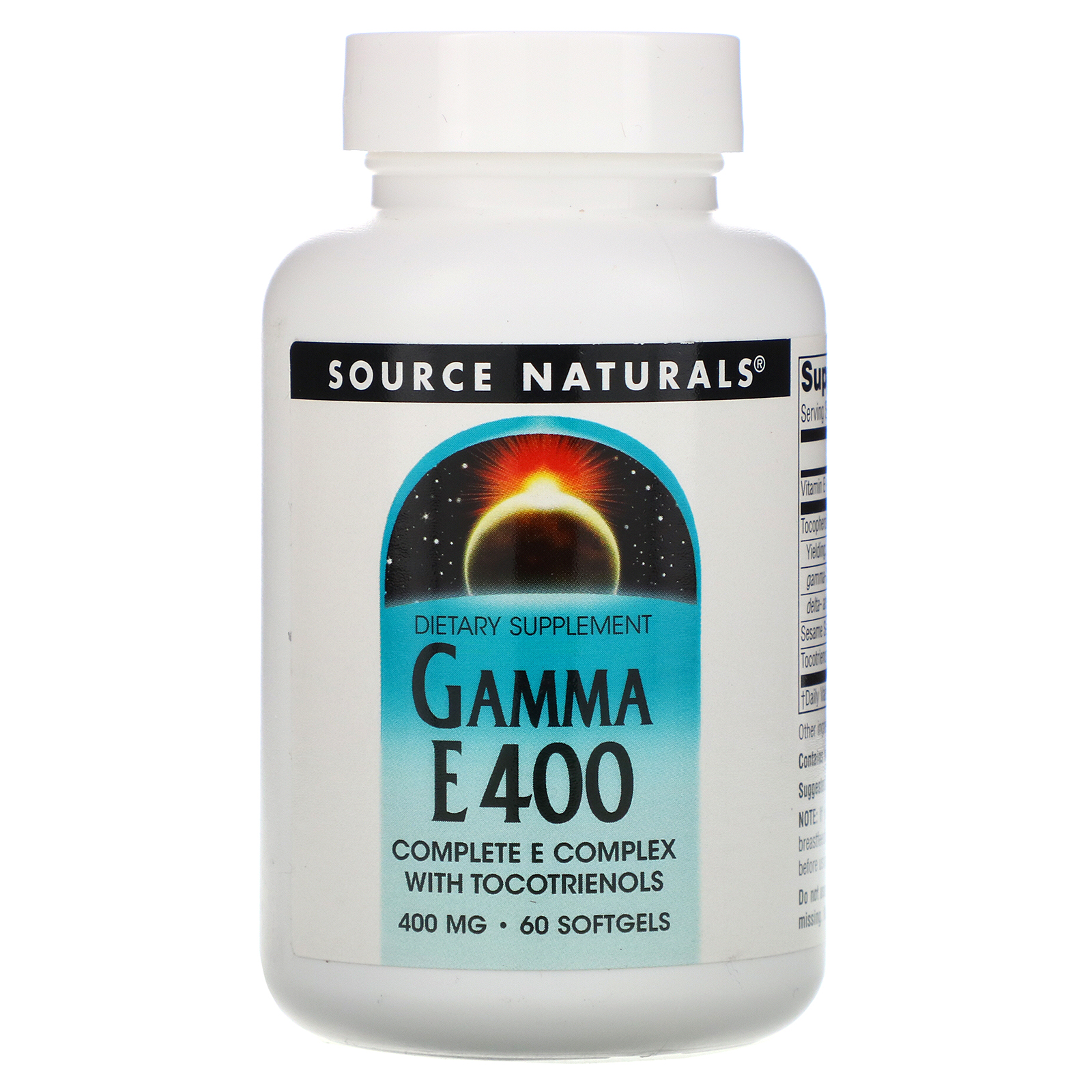 Comprar Source Naturals, Gamma E 400 Complexo, 60 cápsulas softgel