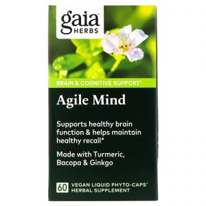 Comprar Gaia Herbs, Mente Ágil, 60 Phyto-Caps Líquidas Veganas