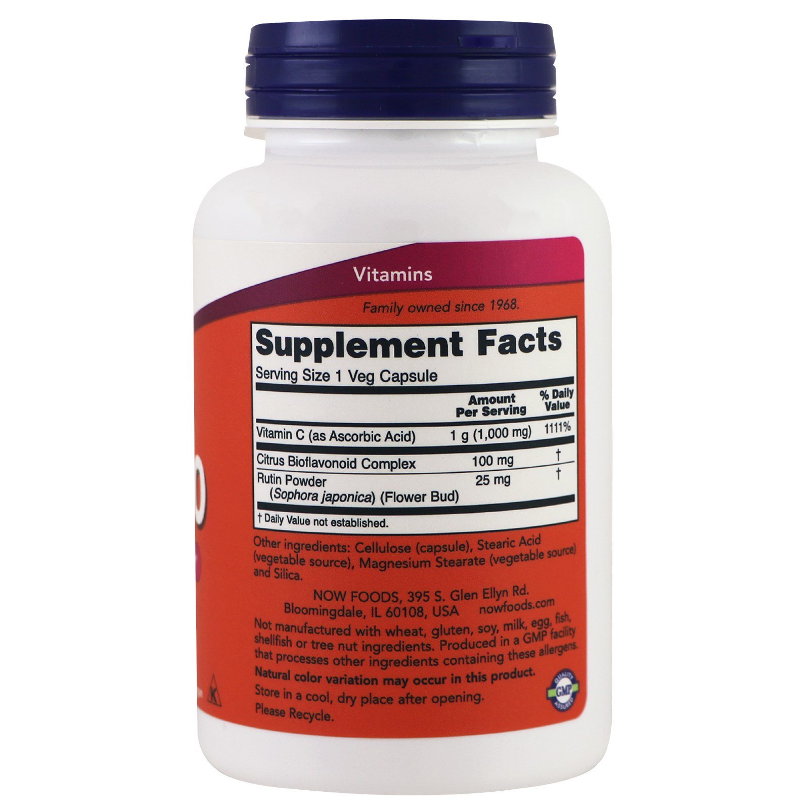 Comprar Now Foods, C-1000, 100 Cápsulas Vegetarianas - Imagem 2