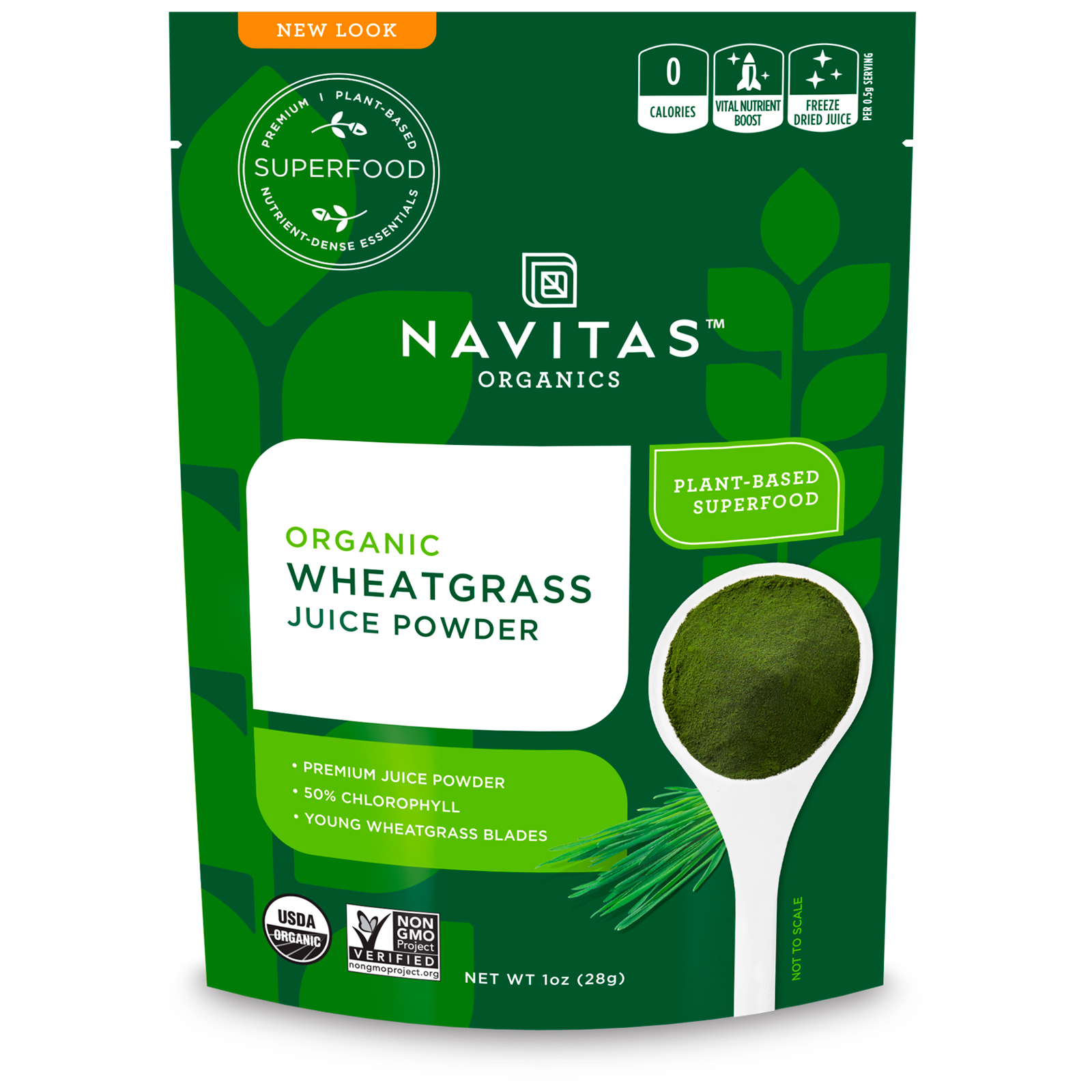 Comprar Navitas Organics, Orgânica, Grama de Trigo, Grama de Trigo Congelada Seca em Pó, 28 g (1 oz)