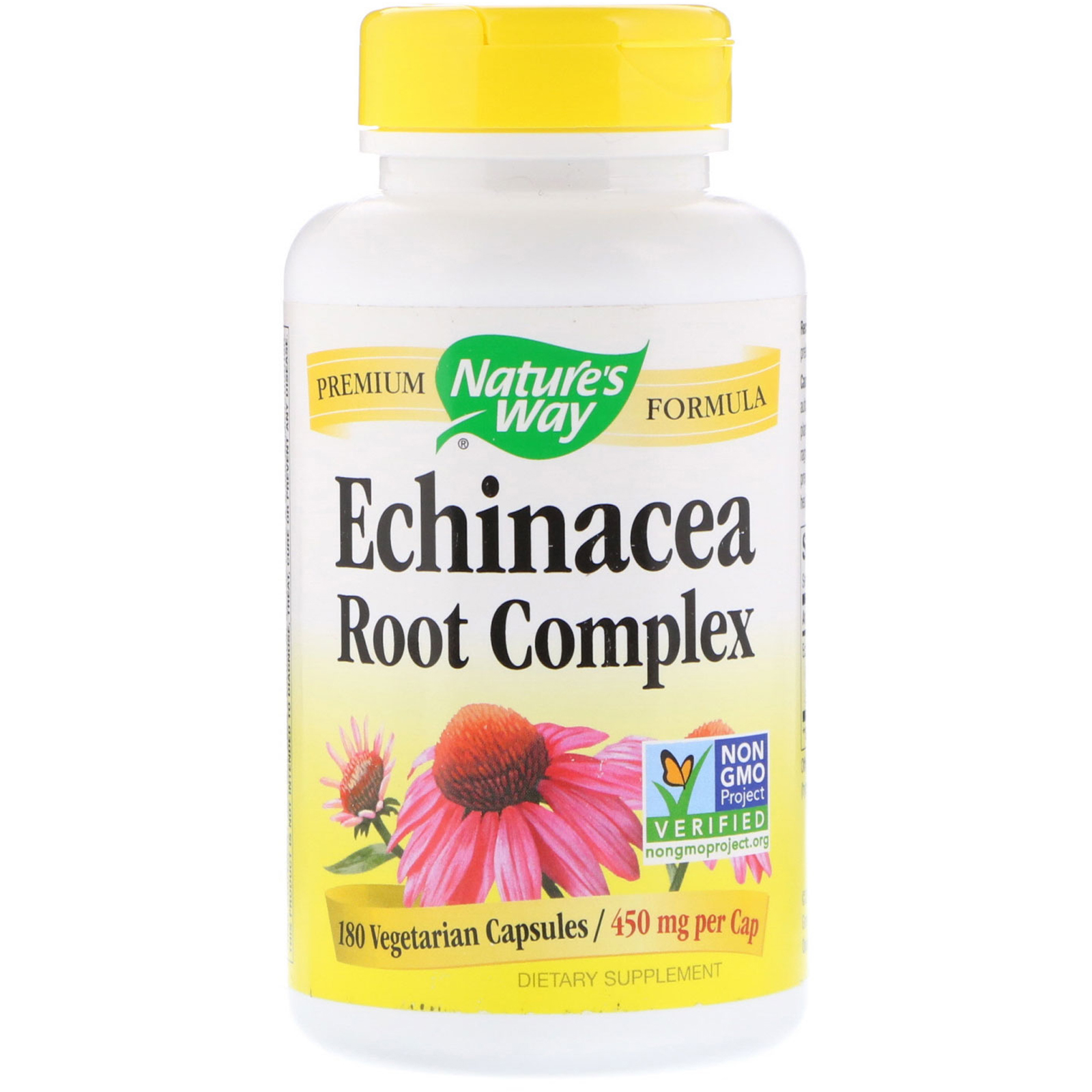 Comprar Nature's Way, Echinacea Root Complex, 450 mg, 180 Vegetarian Capsules