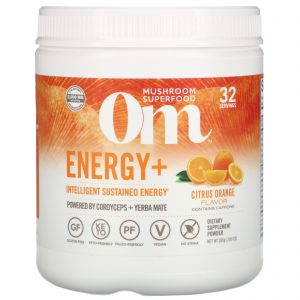 Comprar Organic Mushroom Nutrition, Energy+, Citrus Orange, 7.05 oz (200 g)