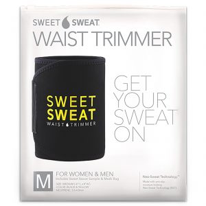 Comprar Sports Research, Cinta Modeladora Sweet Sweat, Média, Preta e Amarela, 1 Cinta