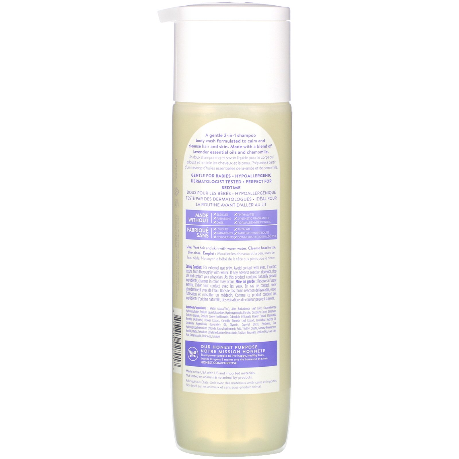 Comprar The Honest Company, Truly Calming Shampoo + Body Wash, Lavender, 10.0 fl oz (295 ml) - Imagem 2