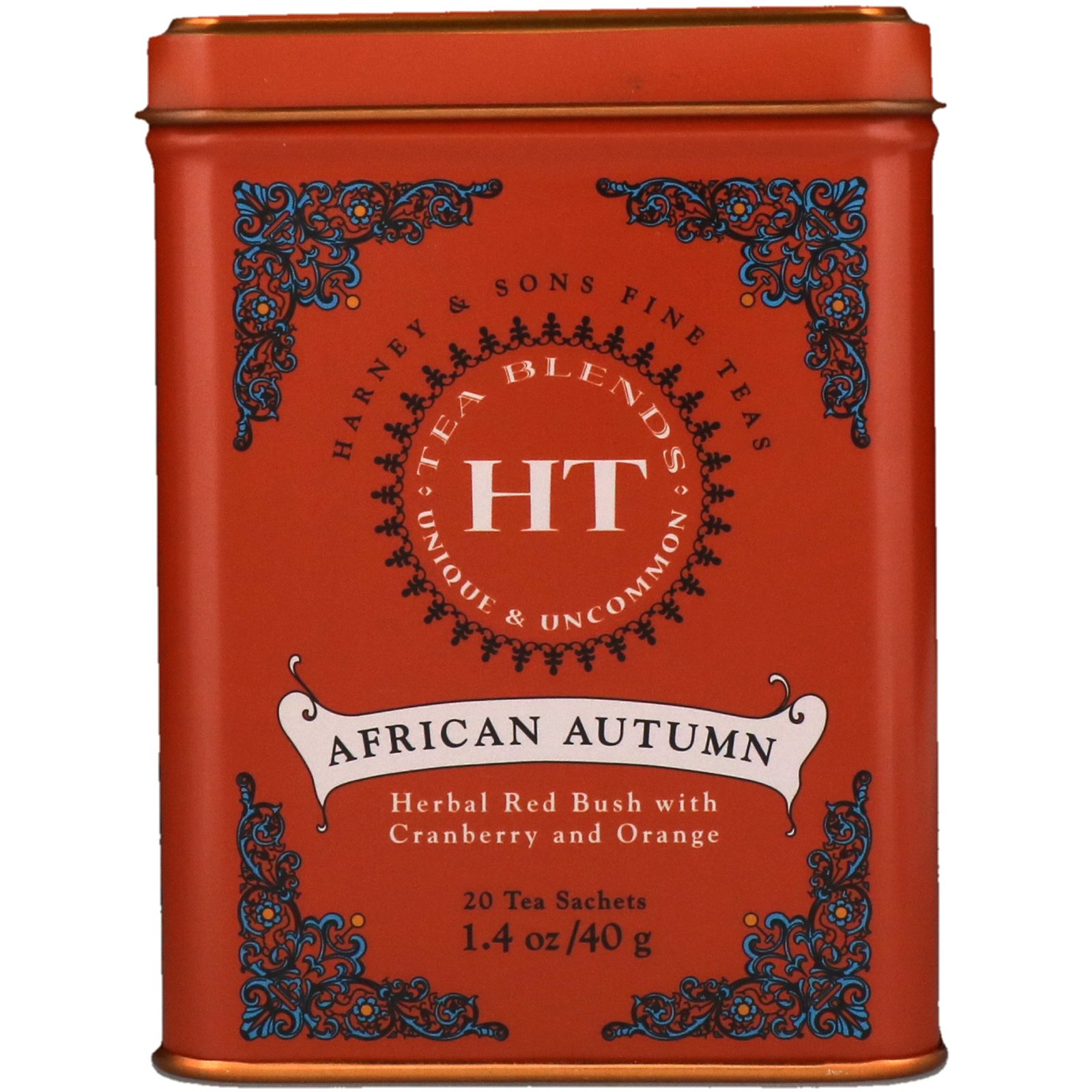 Comprar Harney & Sons, Outono africano, 20 sachês de chá, 1.4 oz (40g)