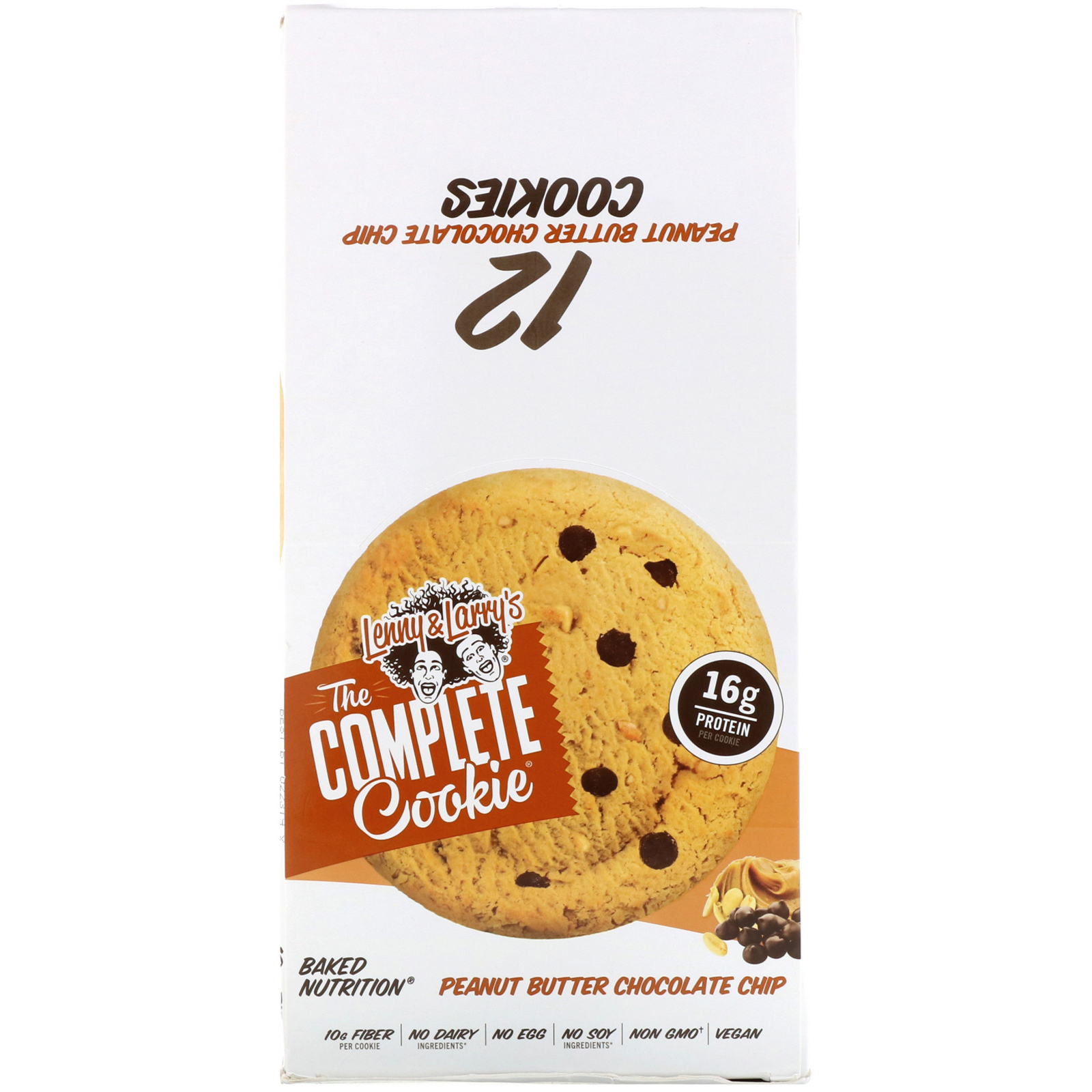 Comprar Lenny & Larry's, The COMPLETE Cookie, Peanut Butter Chocolate Chip, 12 Cookies, 4 oz (113 g) Each - Imagem 2