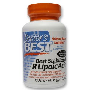 Comprar Doctor's Best, Ácido R-Lipóico Estabilizado - 60 Cápsulas Vegetarianas