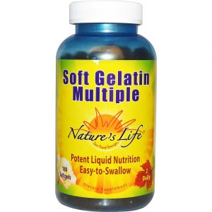 Comprar Nature's Life, Multivitamínico Soft Gelatin Multiple - 180 Cápsulas em Gel