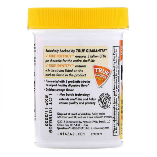 Comprar Nature's Way, Primadophilus para crianças, Laranja - 30 ChewTabletes - Imagem 5