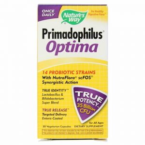 Comprar Nature's Way, Probiótico Primadophilus® Optima - 30 Cápsulas Vegetarianas