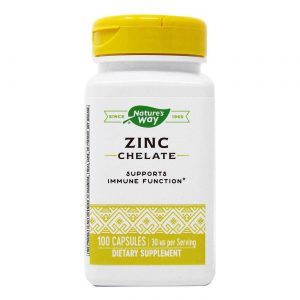 Comprar Zinco Quelato 30 mg Nature's Way 100 Cápsulas