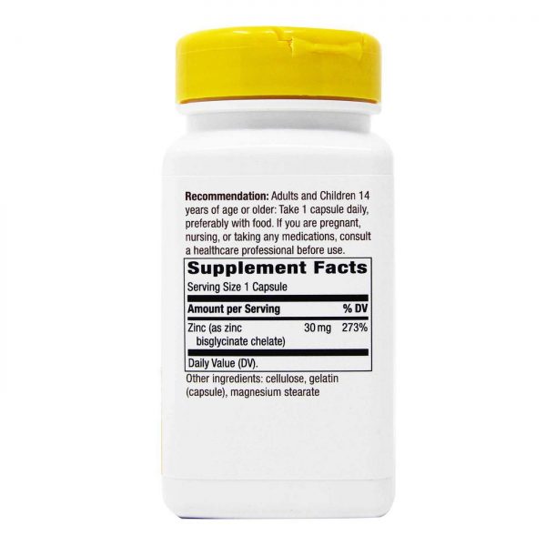 Comprar Zinco Quelato 30 mg Nature's Way 100 Cápsulas - Imagem 4