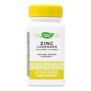 Comprar Nature's Way, Pastilhas de Zinco, Sabor Frutas Silvestres - 60 Pastilhas
