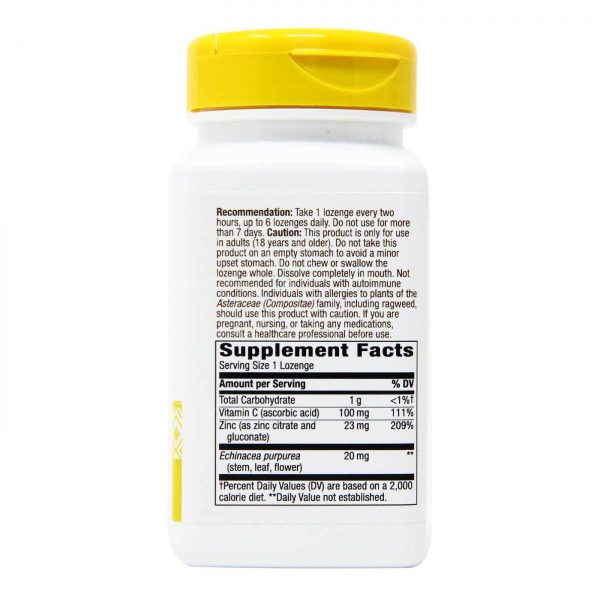 Comprar Nature's Way, Pastilhas de Zinco, Sabor Frutas Silvestres - 60 Pastilhas - Imagem 4
