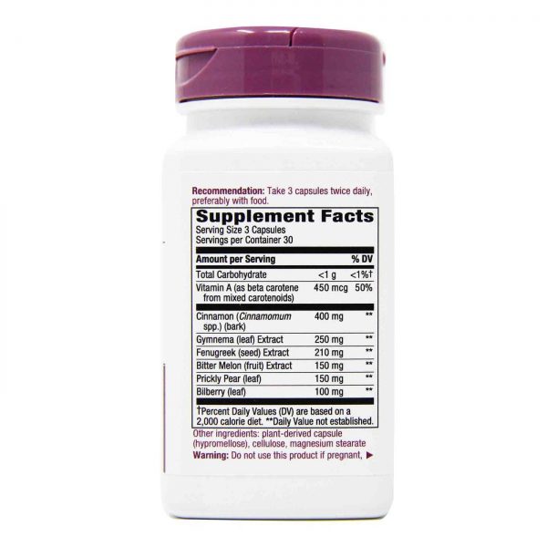 Comprar Nature's Way Gerente de Açúcar no Sangue - 90 Cápsulas - Imagem 4