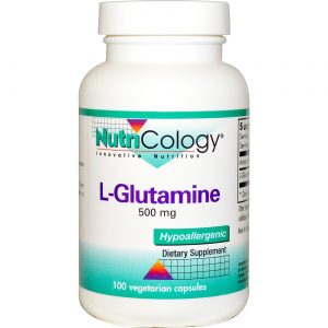 Comprar Nutricology L-Glutamina 500 mg 100 Cápsulas