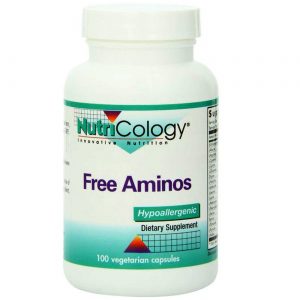 Comprar Nutricology, Aminos Livres - 100 Cápsulas Vegetarianas