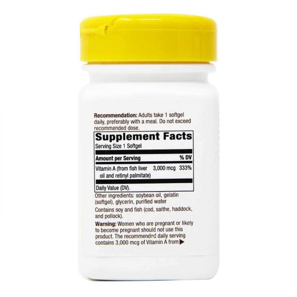 Comprar Nature's Way, Vitamina A 10.000 IU - 100 Cápsulas em Gel - Imagem 4