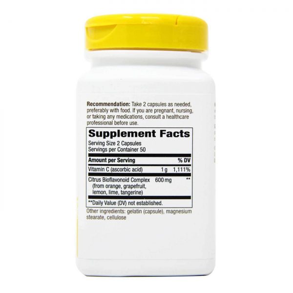 Comprar Nature's Way, Vitamina C-500 com Bioflavonóides - 100 Cápsulas - Imagem 4