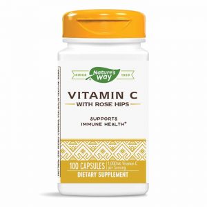 Comprar Nature's Way, Vitamina C-500 com Rosa Mosqueta - 100 Cápsulas