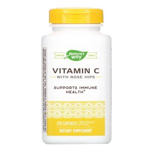 Comprar Nature's Way, Vitamina C-500 com Rosa Mosqueta - 250 Cápsulas