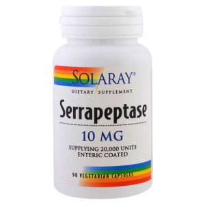 Comprar Solaray, Serrapeptase - 90 Cápsulas Vegetarianas