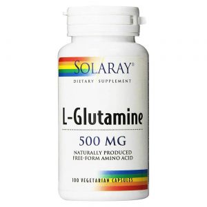 Comprar Solaray, L-Glutamina - 100 Cápsulas Vegetarianas