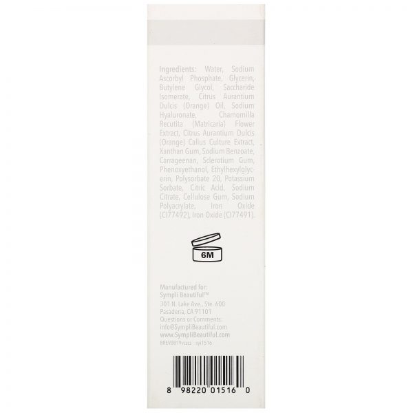Comprar Sympli Beautiful, Sérum de células-tronco com vitamina C, 30 ml (1 fl oz) - Imagem 4