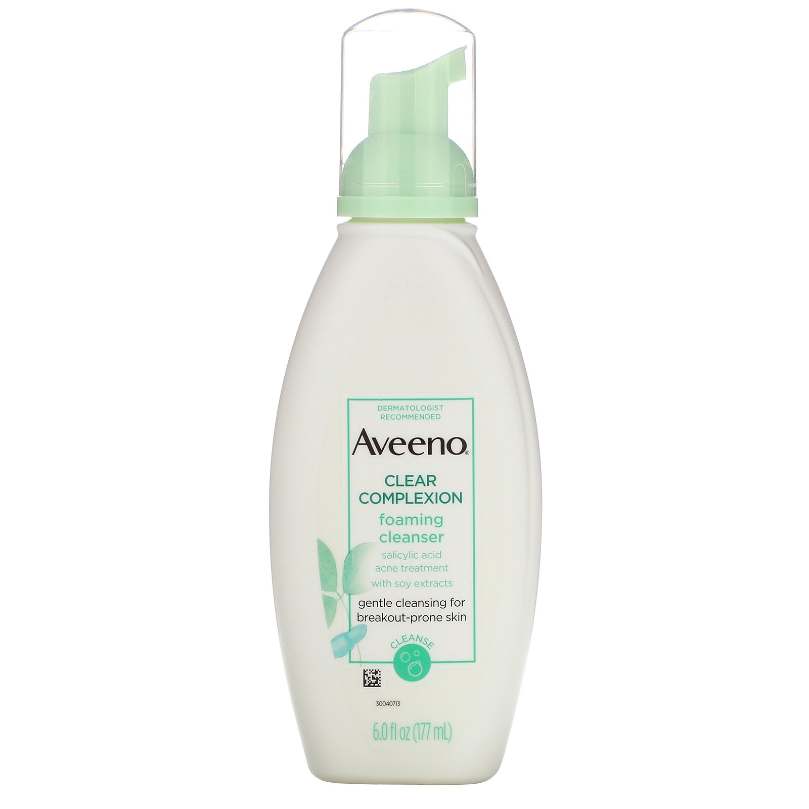 Comprar Aveeno, Ativos Naturais, Espuma Limpante Facial, 6 fl oz (177 ml)