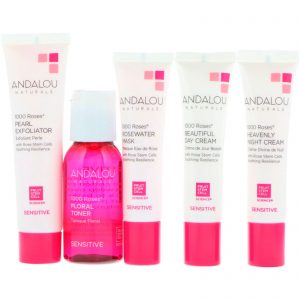 Comprar Andalou Naturals, 1000 Roses, Kit Inicial, Sensível, Kit com 5 Peças
