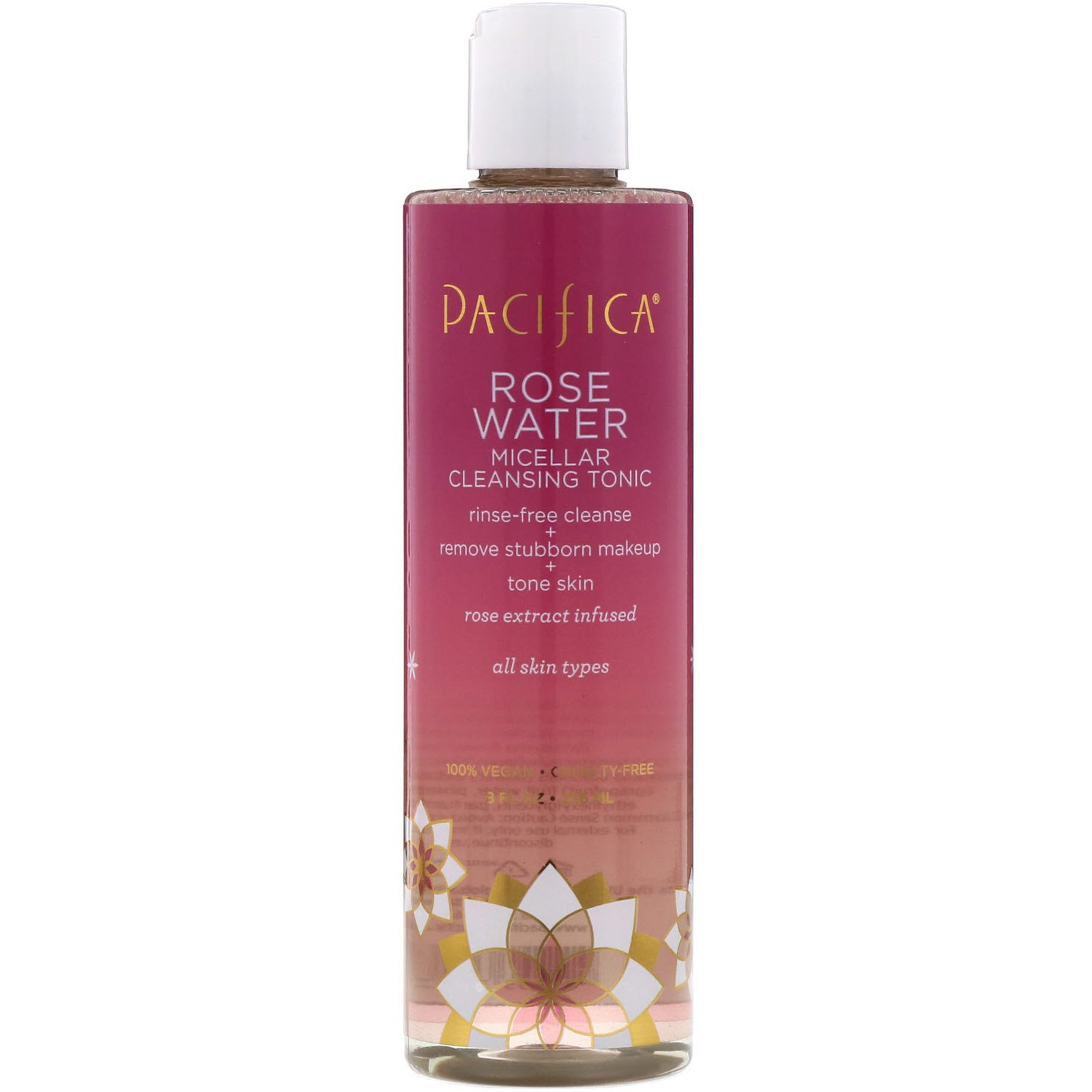 Comprar Pacifica, Rose Water, Micellar Cleansing Tonic, 8 fl oz (236 ml)