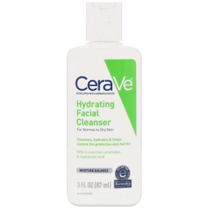 Comprar CeraVe, Loção de Limpeza Facial Hidratante, Pele Normal à Seca, 87 ml (3 fl oz)