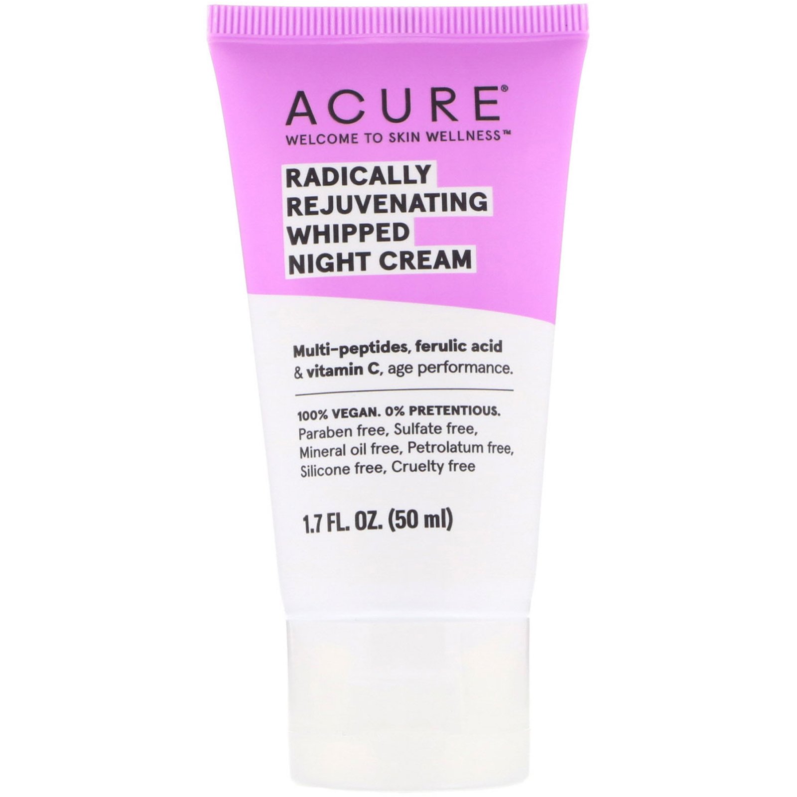 Comprar Acure, Rejuvenescimento Radical, Creme Noturno, 1,7 fl oz (50 ml)
