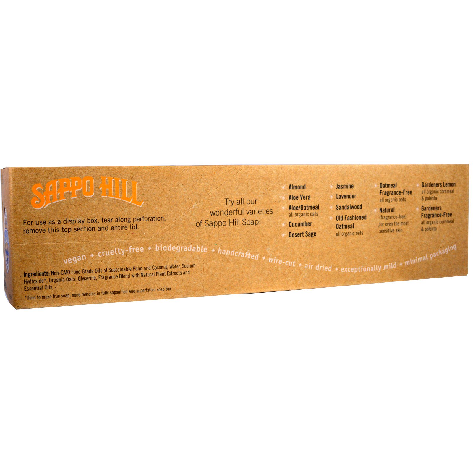 Comprar Sappo Hill, Sabonete Cremoso de Glicerina, Aveia Retrô, 12 Barras, 3,5 oz (100 g) cada - Imagem 2