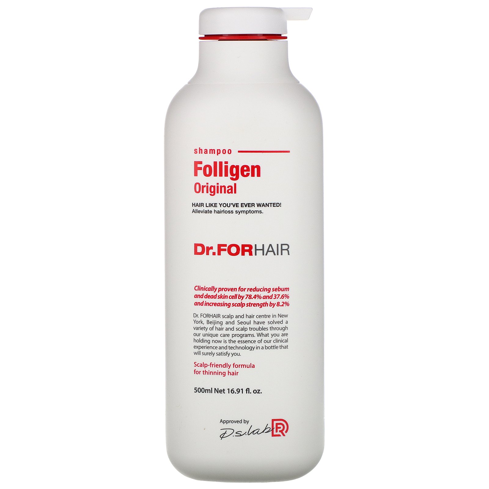 Comprar Dr.ForHair, Folligen Shampoo, 16.91 fl oz (500 ml)