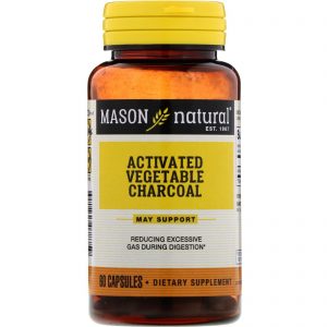 Comprar Mason Natural, Carvão Vegetal Ativado, 60 Cápsulas