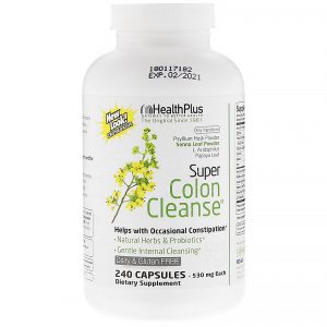 Comprar Health Plus, Super Colon Cleanse, 530 mg, 240 Cápsulas