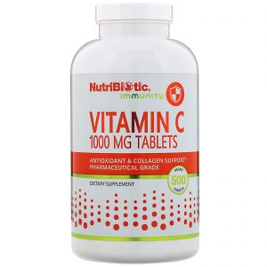 Comprar NutriBiotic, Immunity, Vitamin C, 1,000 mg, 500 Vegan Tablets