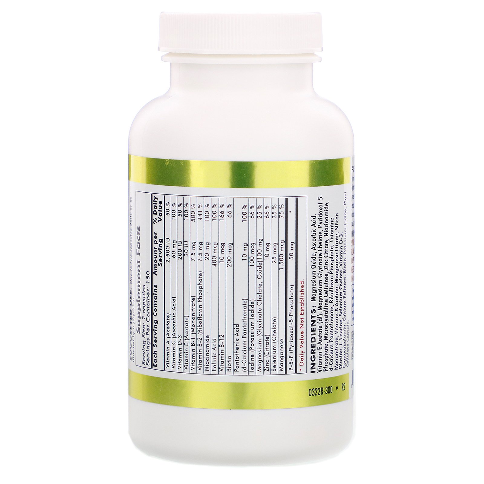 Comprar Kirkman Labs, Nu-There com 50 mg P-5-P, 300 Cápsulas Vegetarianas - Imagem 2
