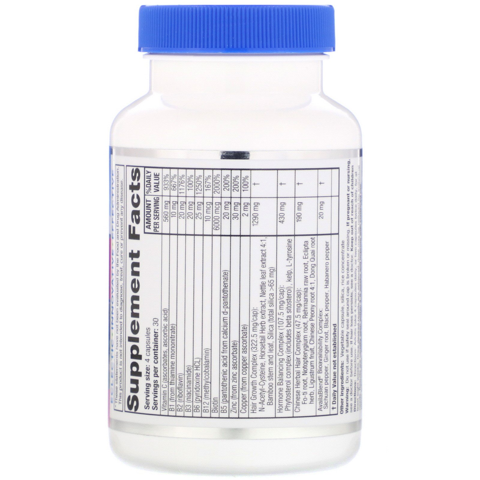 Comprar RidgeCrest Herbals, Hair ReVive, 120 Cápsulas - Imagem 2