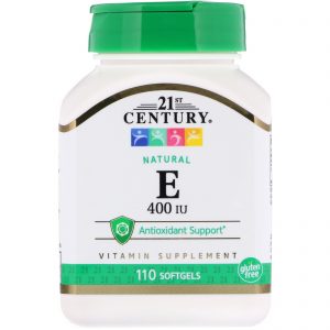 Comprar 21st Century, E, Natural, 400 IU, 110 Softgels