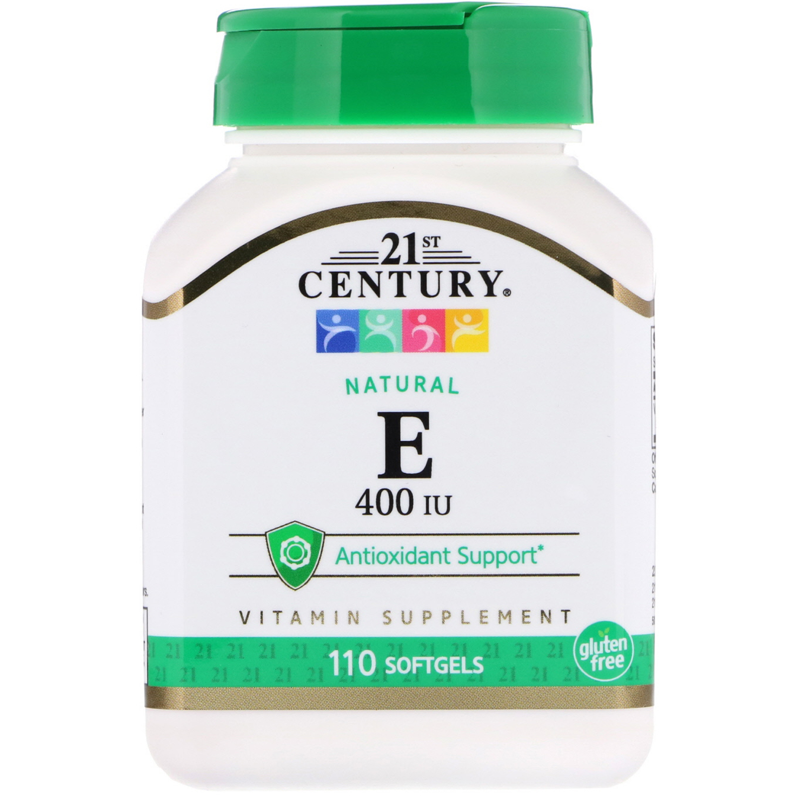 Comprar 21st Century, E, Natural, 400 IU, 110 Softgels