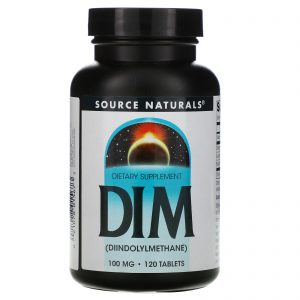 Comprar Source Naturals, DIM, (Diindolilmetano), 100 mg, 120 Comprimidos